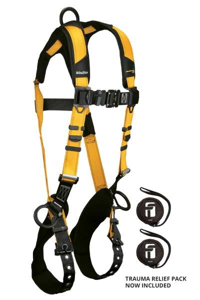 FallTech Journeyman Flex Aluminum 3D Standard Non-belted Harness Tongue Buckle Leg Adjustment - 7023B
