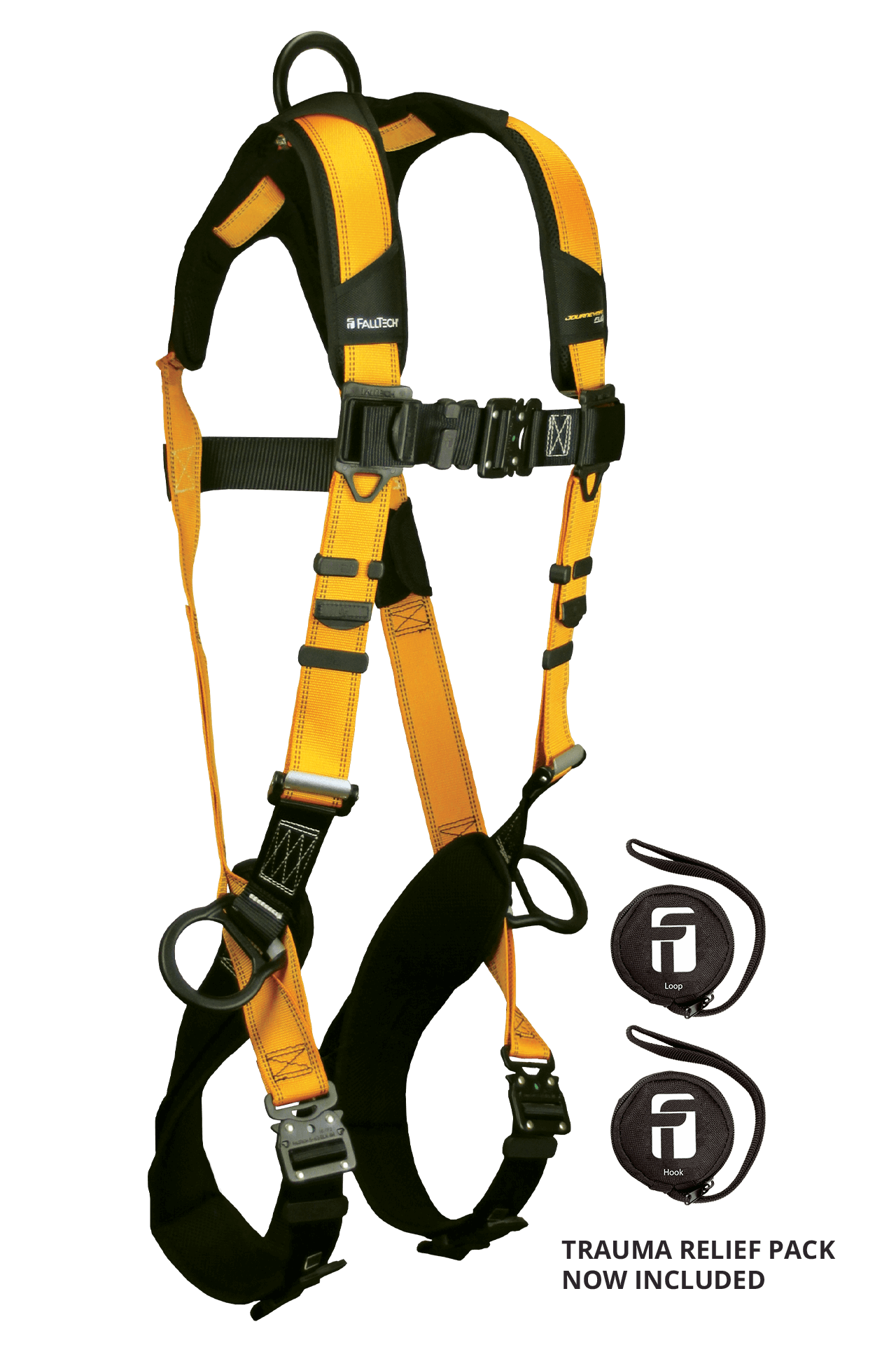 FallTech Journeyman Flex Aluminum 3D Standard Non-belted Harness - Extra-Large - 7023BQCXL