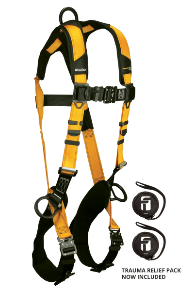FallTech Journeyman Flex Aluminum 3D Standard Non-belted Harness - 7023BQC
