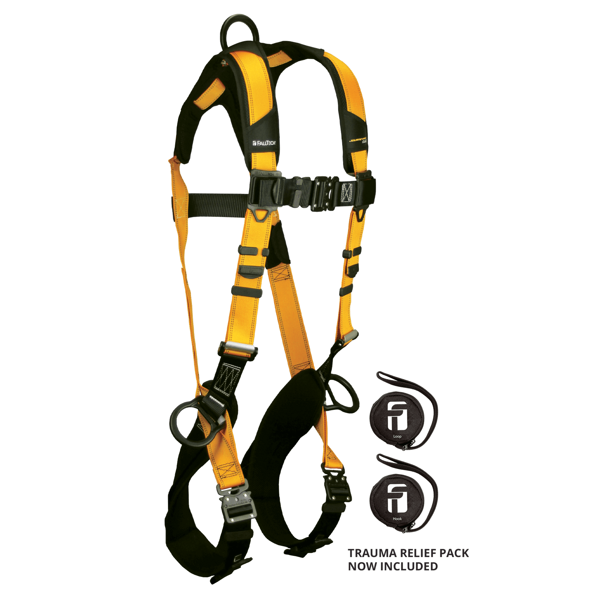 FallTech Journeyman Flex Aluminum 3D Standard Non-belted Harness - Universal - 7023BQC