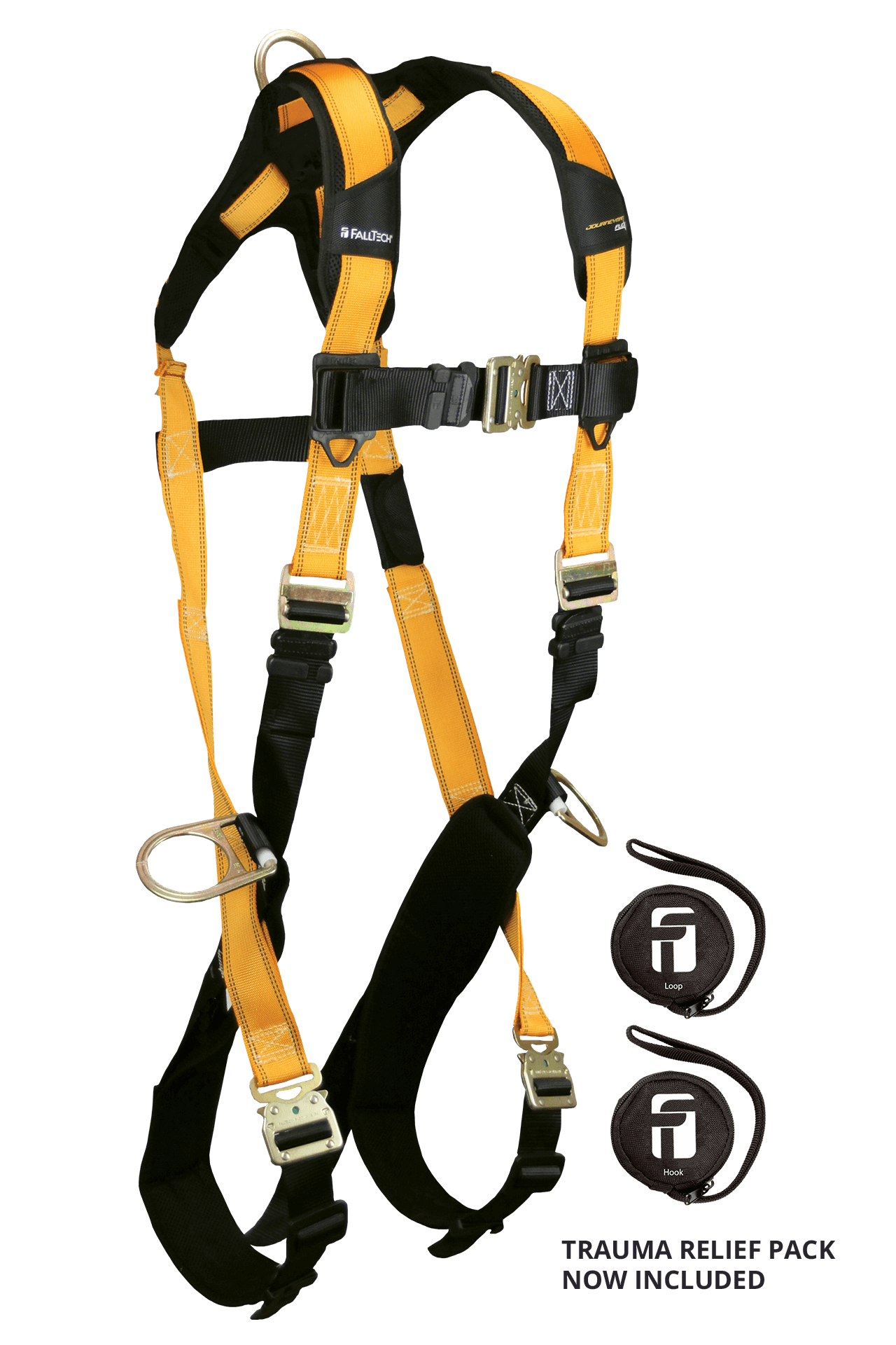 FallTech Journeyman Flex Steel 3D Standard Non-belted Harness - Universal - 7023QC