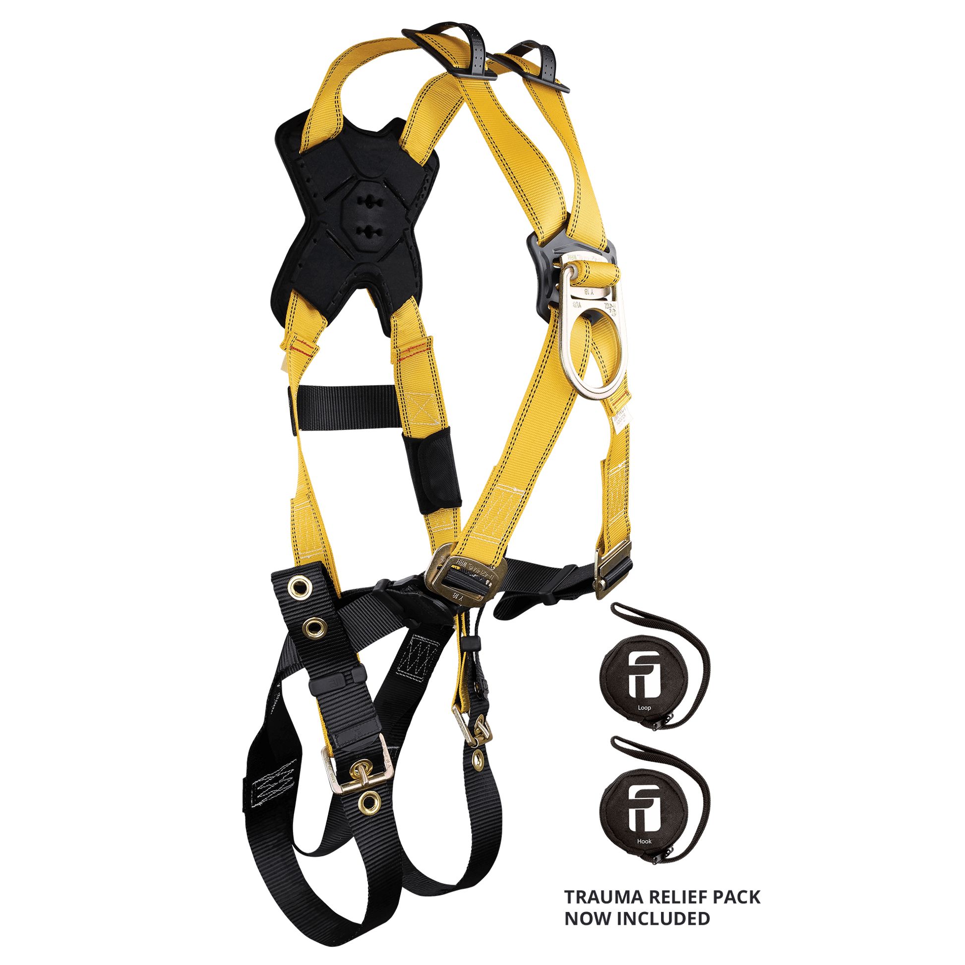 FallTech Journeyman Flex Steel 2D Cross-over Climbing Harness - Universal - 7028