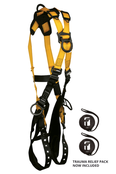 FallTech Journeyman Flex Aluminum 4D Cross-over Climbing Harness - 7029B