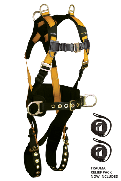 FallTech Journeyman Flex Steel 5D Construction Retrieval Harness - 7034