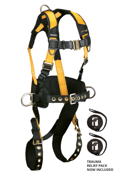 FallTech Journeyman Flex Steel 3D Construction Belted Harness - 7035