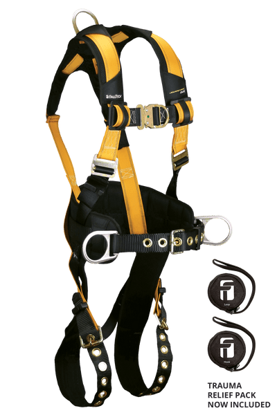 FallTech Journeyman Flex Steel 4D Construction Climbing Harness - 7035FD