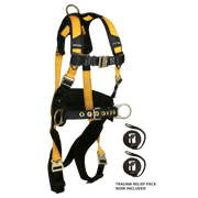 FallTech Journeyman Flex Steel 3D Construction Belted Harness - Extra-Large - 7035QCXL