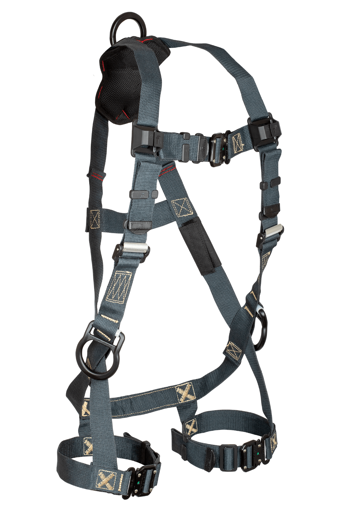 FallTech FT-Weld 3D Standard Non-Belted Harness Quick Connect Buckle Leg Adjustment - 70403DSM