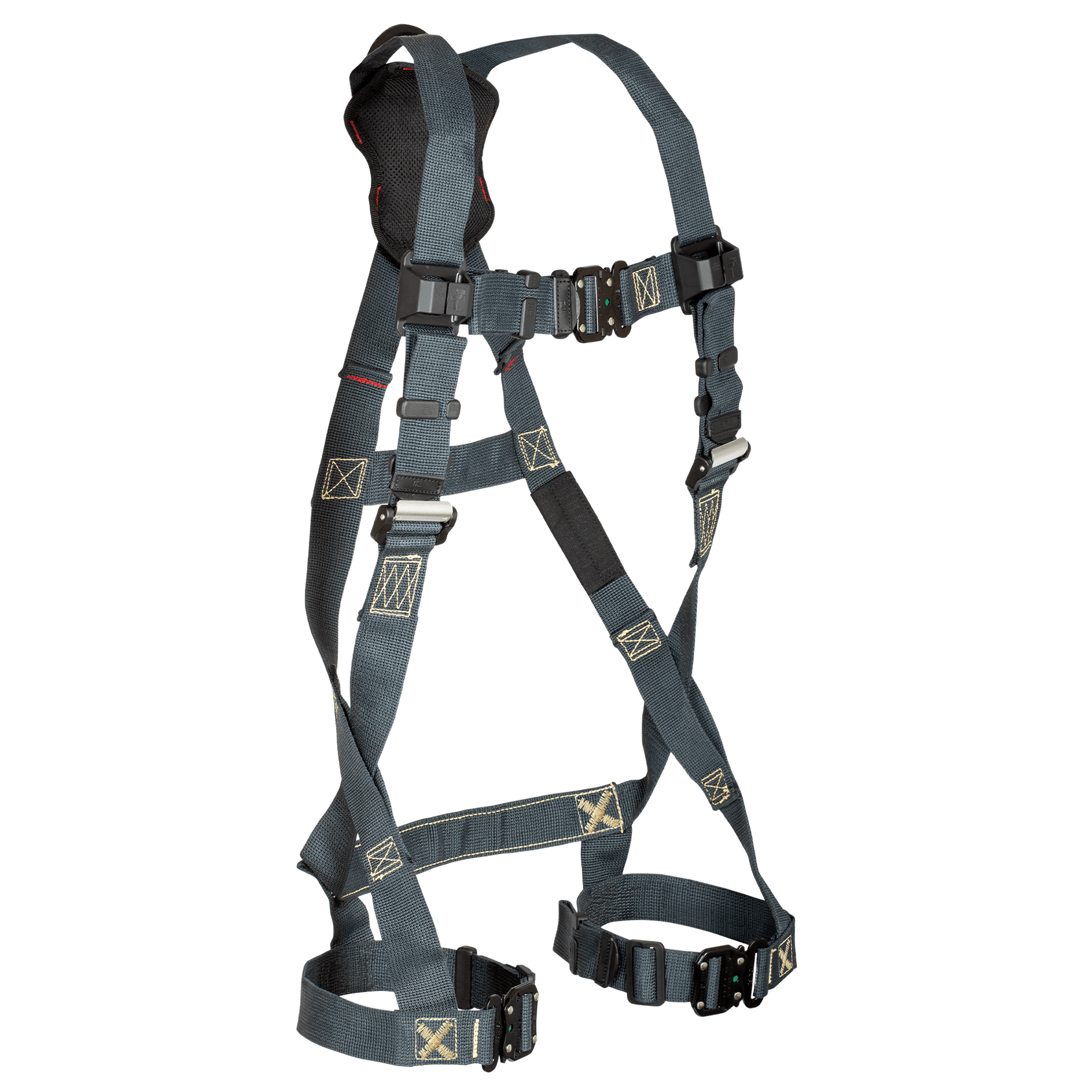 FallTech FT-Weld 1D Standard Non-Belted Harness Quick Connect Buckle Leg Adjustment - 7040LXL