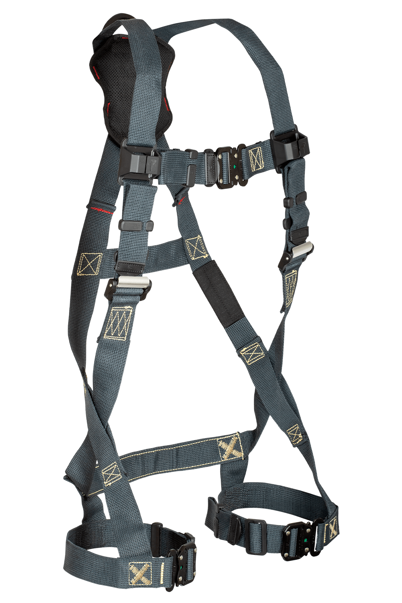 FallTech FT-Weld 1D Standard Non-Belted Harness Quick Connect Buckle Leg Adjustment - 7040LXL