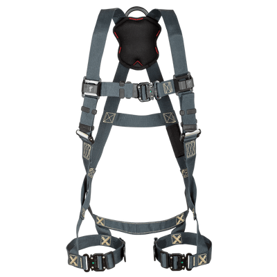 FallTech FT-Weld 1D Standard Non-Belted Harness Quick Connect Buckle Leg Adjustment - 7040