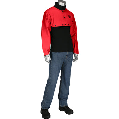 Ironcat FR Clothing-Welding Treated 100% Cotton Cape Sleeve - Red - 1/EA - 7044R