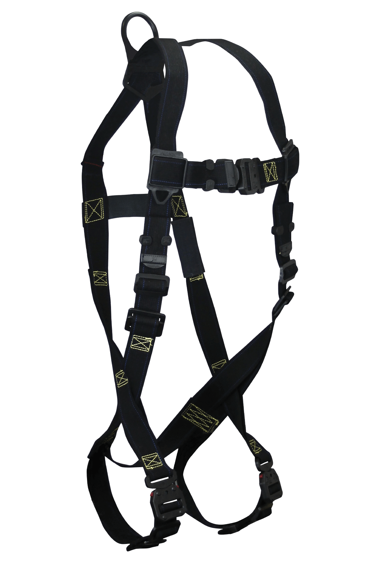 FallTech Arc Flash Nomex 1D Standard Non-belted Harness Quick Connect Adjustments - Medium - 7047QCM