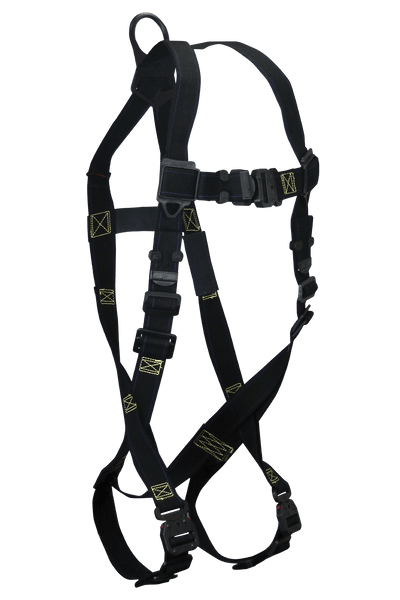 FallTech Arc Flash Nomex 1D Standard Non-belted Harness Quick Connect Adjustments - 7047QC