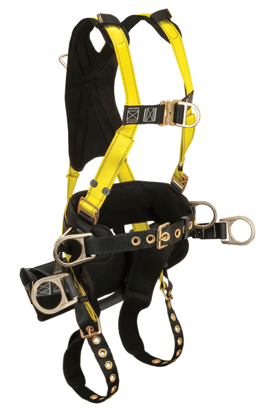 FallTech Journeyman 6D Tower Climber Harness Removable Suspension and Positioning Seat - 7048