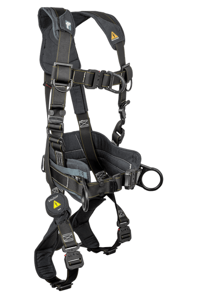 FallTech Arc Flash Nylon Construction Climbing Harness - Quick-Connect Adjustments - 7050FD