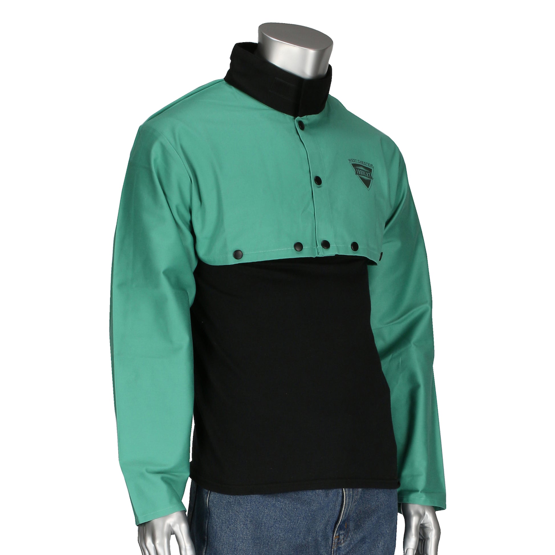 Ironcat FR Clothing-Welding Treated 100% Cotton Sateen Cape Sleeve - Green - 1/EA - 7051