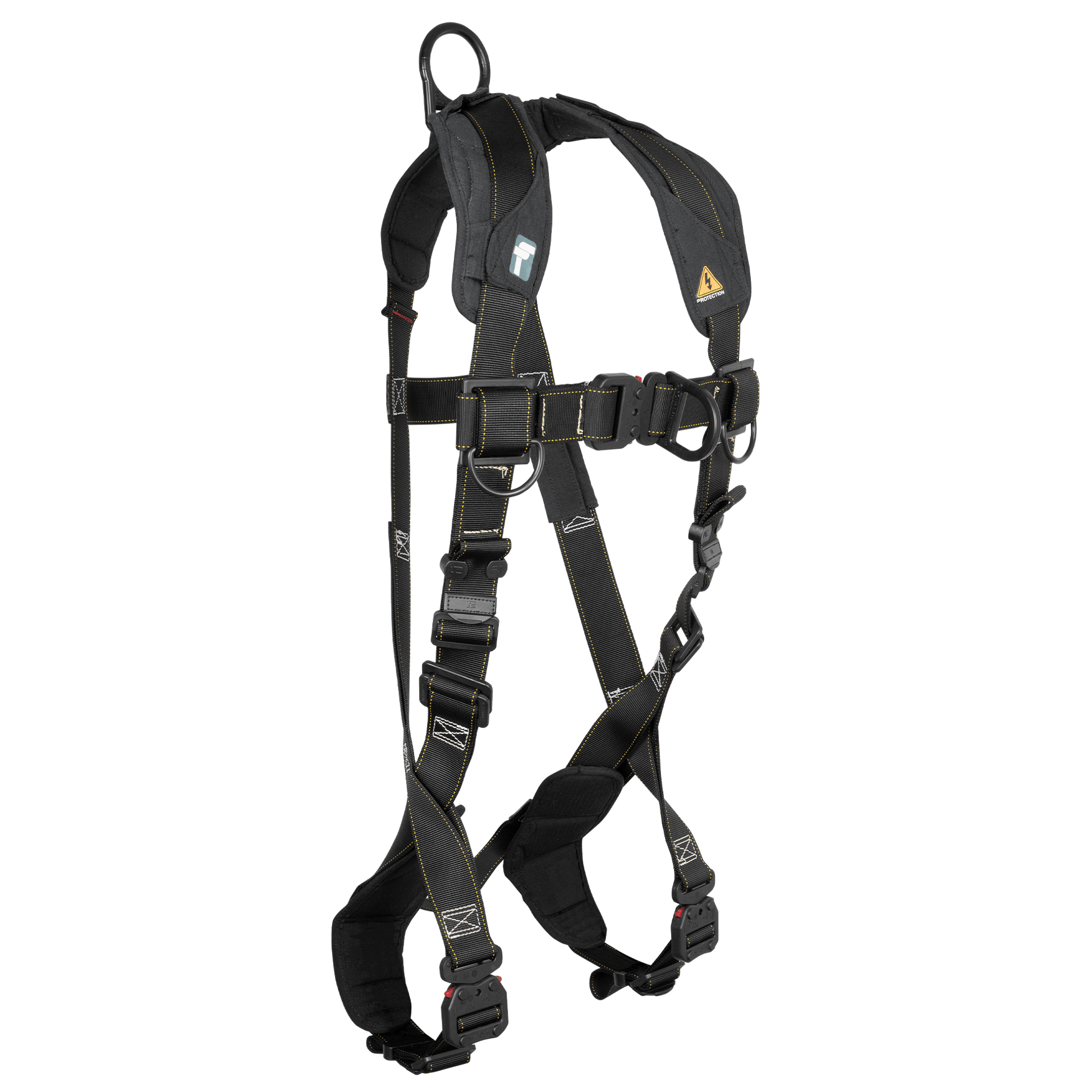 FallTech Arc Flash Nylon Climbing Non-belted Harness - Quick-Connet Adjustments - Small - 7054FDS