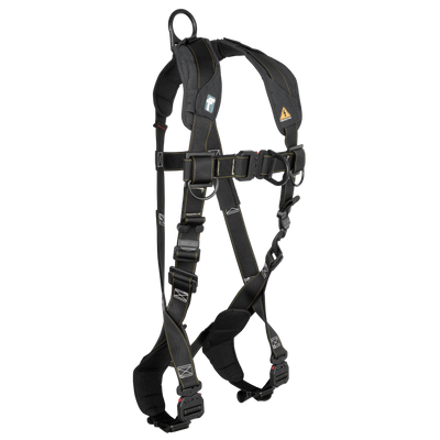 FallTech Arc Flash Nylon Climbing Non-belted Harness - Quick-Connet Adjustments - Medium - 7054FDM