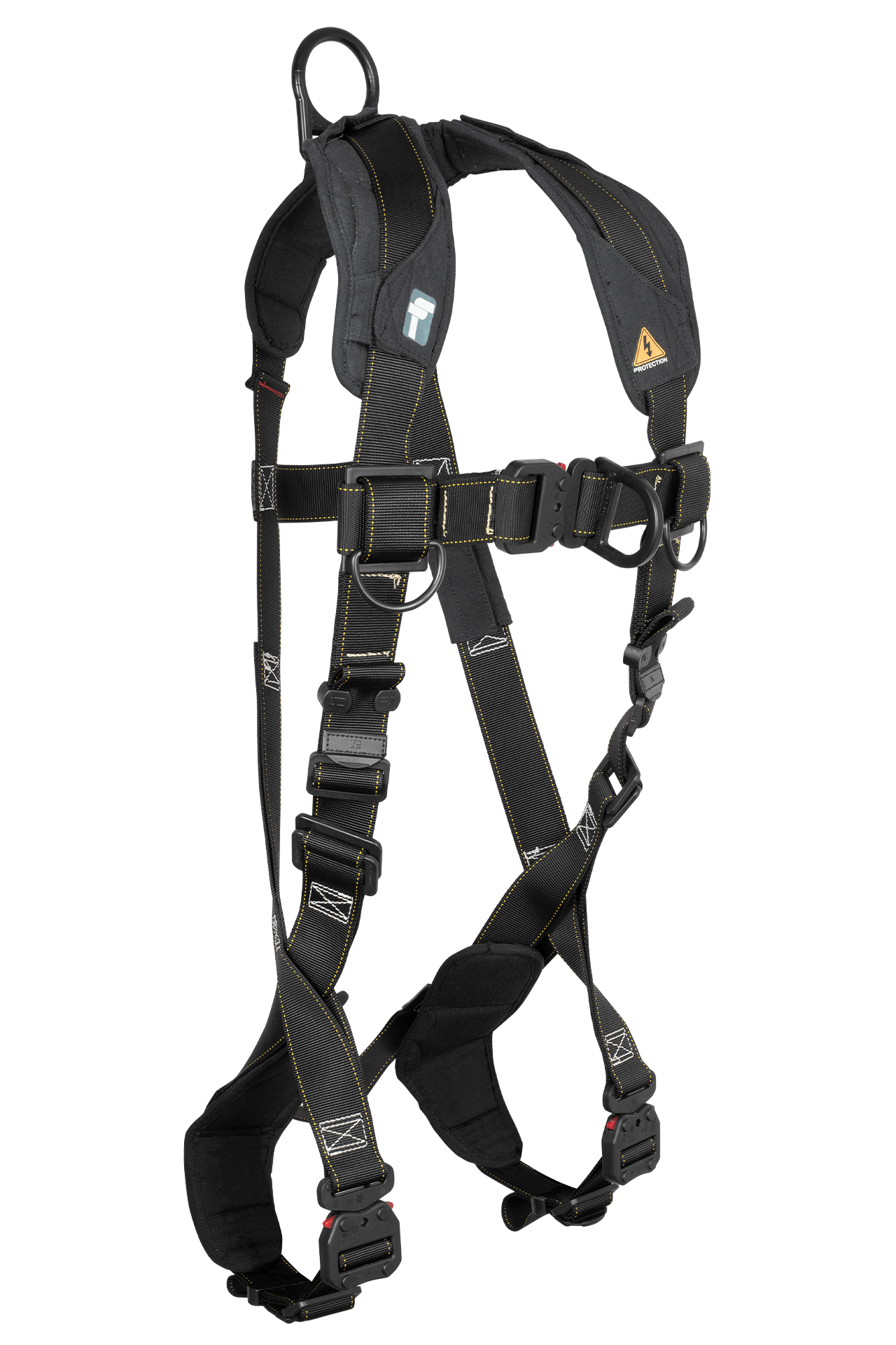 FallTech Arc Flash Nylon Climbing Non-belted Harness - Quick-Connect Adjustments - 2X - 7054FD2X
