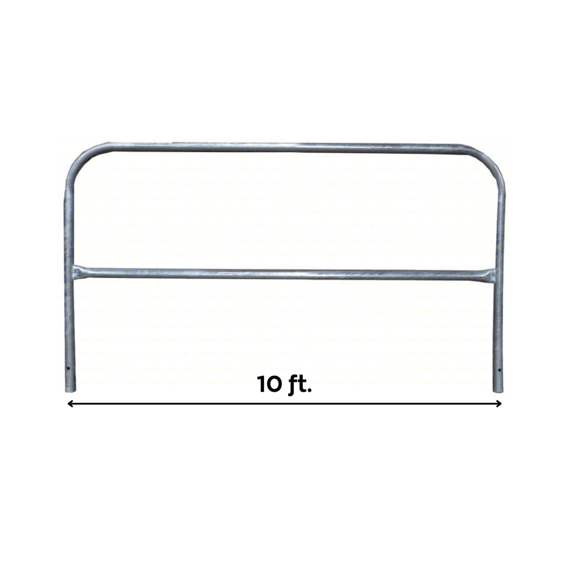 Tie Down Universal Guardrail, 10 ft, Galvanized - 70764