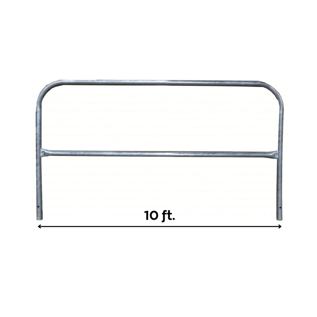 Tie Down Universal Guardrail, 10 ft, Galvanized - 70764