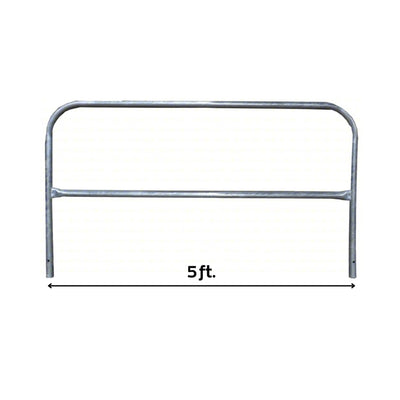 Tie Down Universal Guardrail, 5 ft, Galvanized - 70766