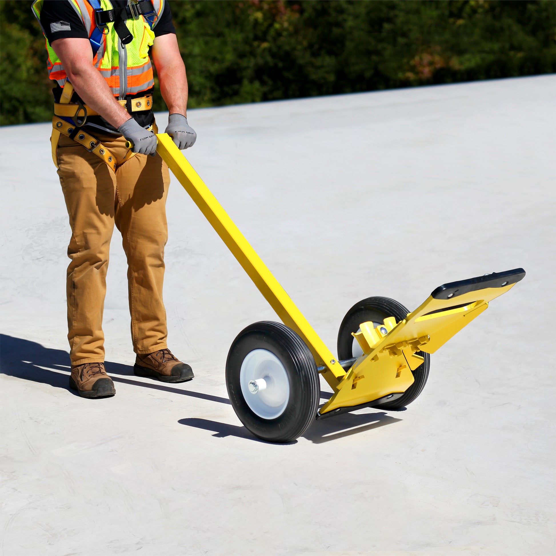 Tie Down Universal Guardrail Base Dolly with Flat-Free Tires - 70767
