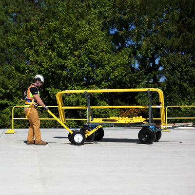 Tie Down Universal Guardrail Base Dolly with Flat-Free Tires - 70767