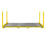 Tie Down Juggernaut Mobile Guardrail Transport Cart, Yellow - 70794