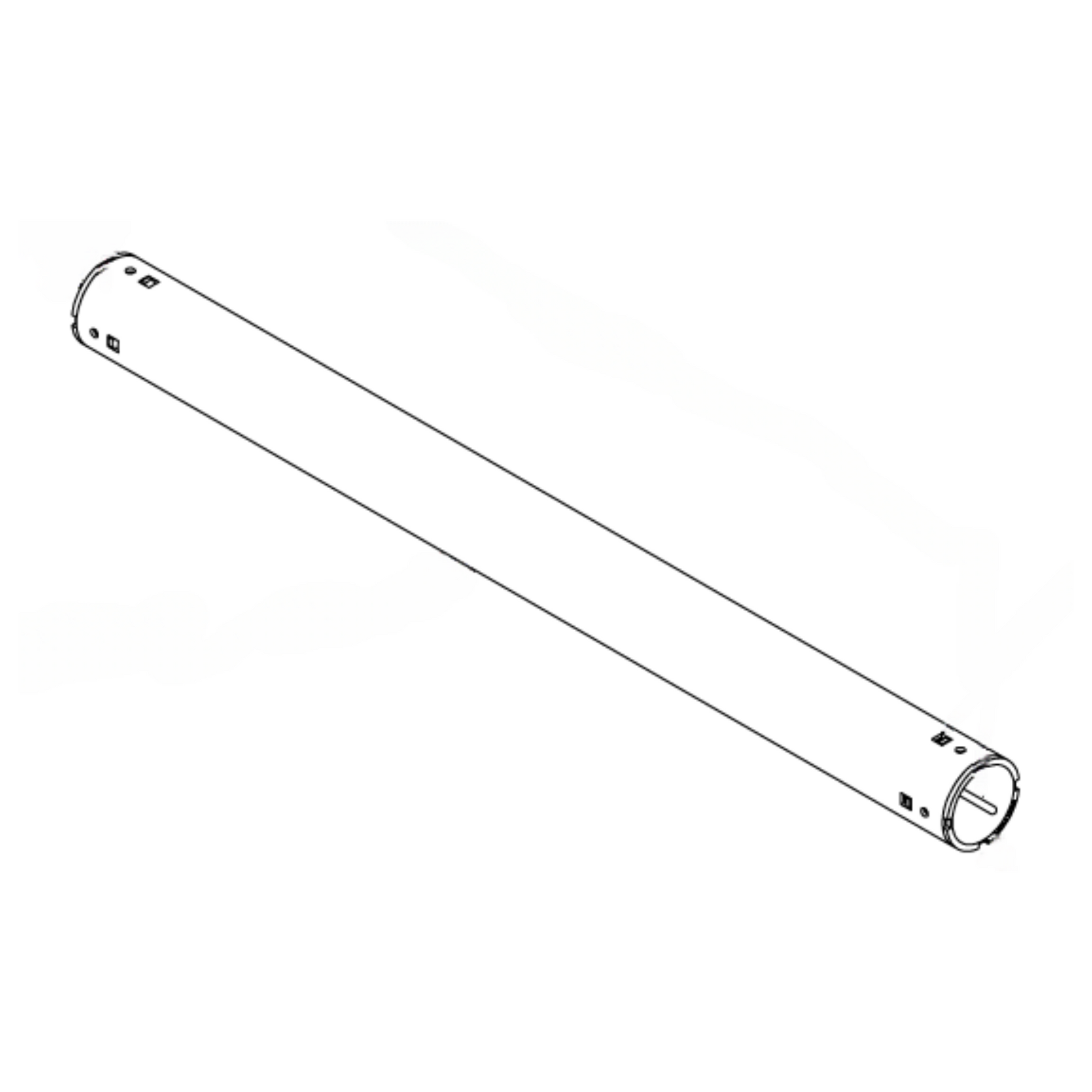 Tie Down Adjustable Guardrail Outer Sleeve for 3.5-5 ft. Guardrail, Yellow - 70798