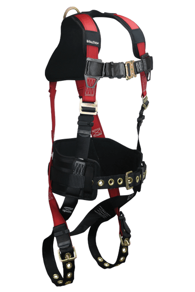 FallTech Tradesman Plus 1D Construction Belted Harness - 7079B