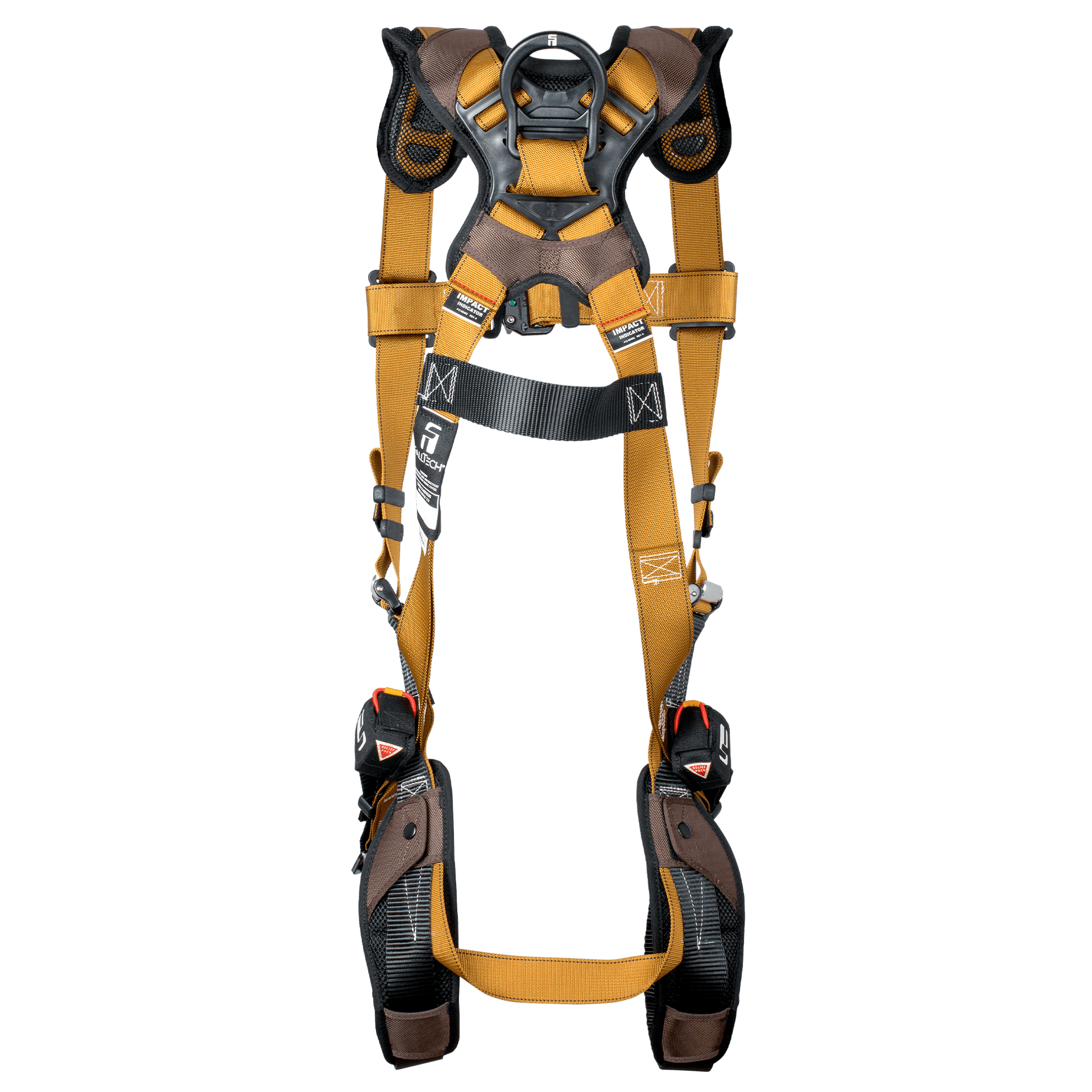 FallTech Advanced ComforTech Gel 1D Standard Non-belted Harness Tongue Buckle Leg Adjustment - 7080B