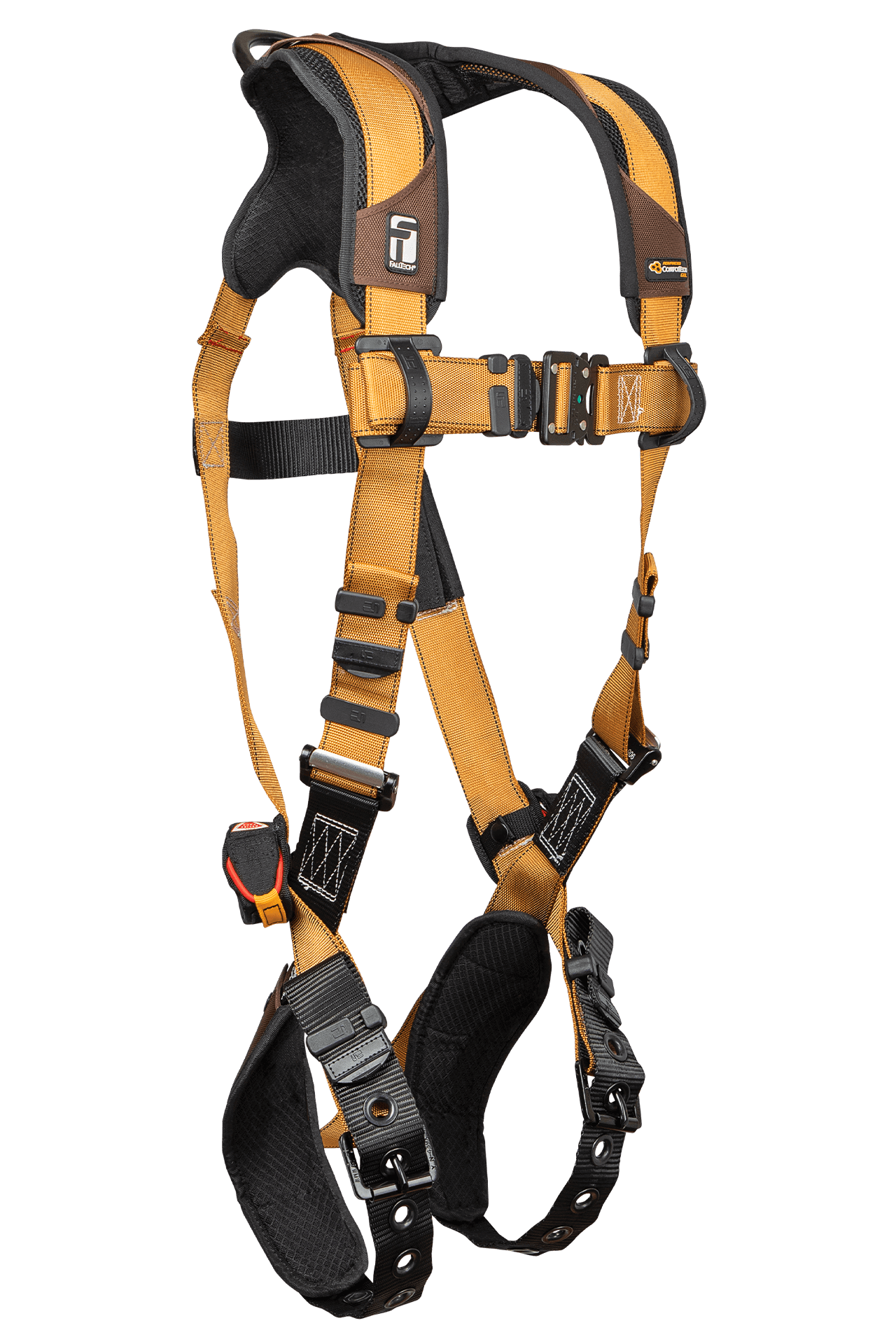 FallTech Advanced ComforTech Gel 1D Standard Non-belted Harness Tongue Buckle Leg Adjustment - 3X - 7080B3X