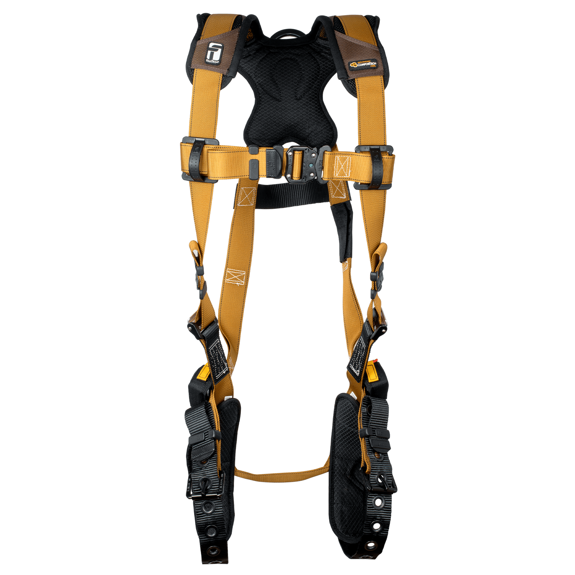FallTech Advanced ComforTech Gel 1D Standard Non-belted Harness Tongue Buckle Leg Adjustment - 7080B