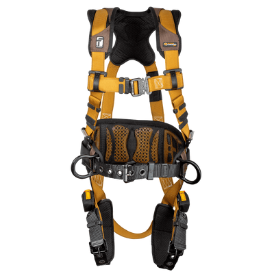 FallTech Advanced ComforTech Gel 3D Construction Belted Harness - 7081B