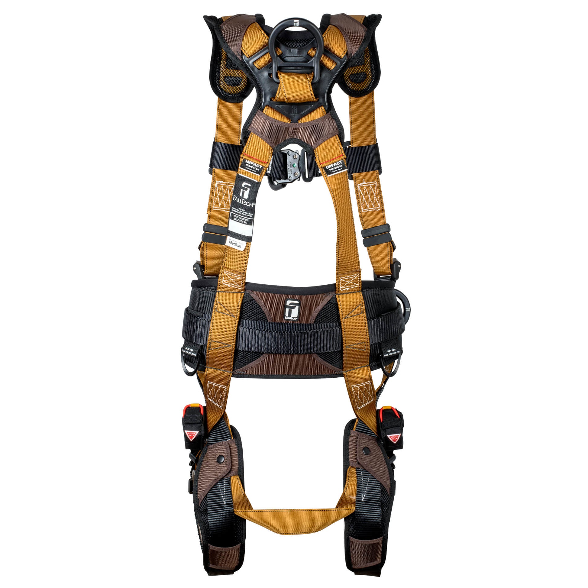 FallTech Advanced ComforTech Gel 4D Construction Climbing Harness - 7081BFD
