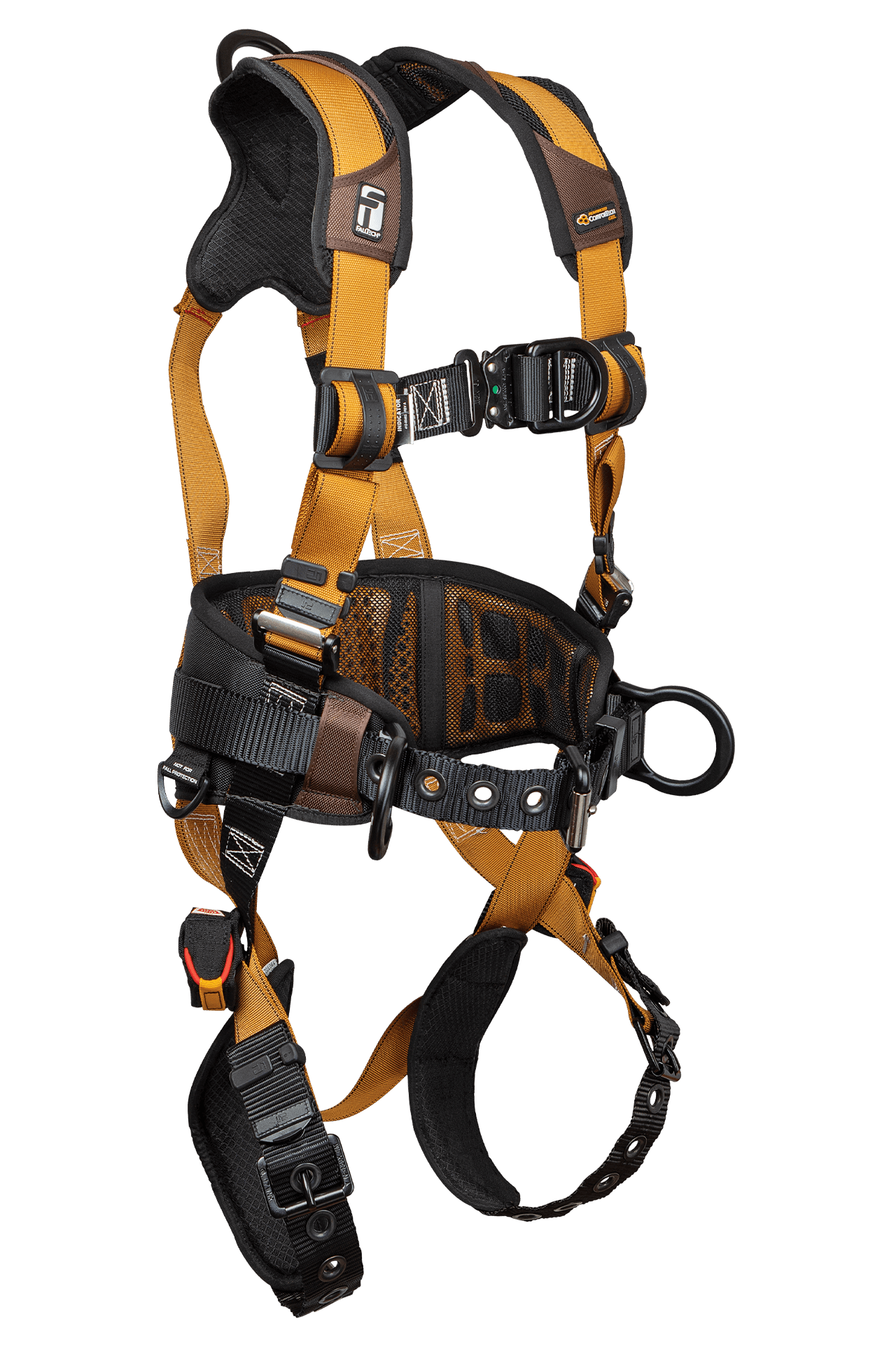 FallTech Advanced ComforTech Gel 4D Construction Climbing Harness - Large - 7081BFDL