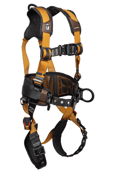 FallTech Advanced ComforTech Gel 4D Construction Climbing Harness - 7081BFD