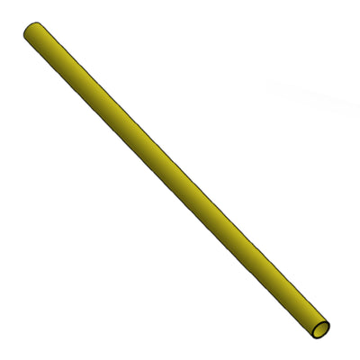 Tie Down Zip Rail Safety Rail Pipe, 6 ft, Yellow - 70836-72Y