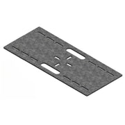 Tie Down Zip Rail Standing Seam Guardrail Base, Galvanized - 70838-1G