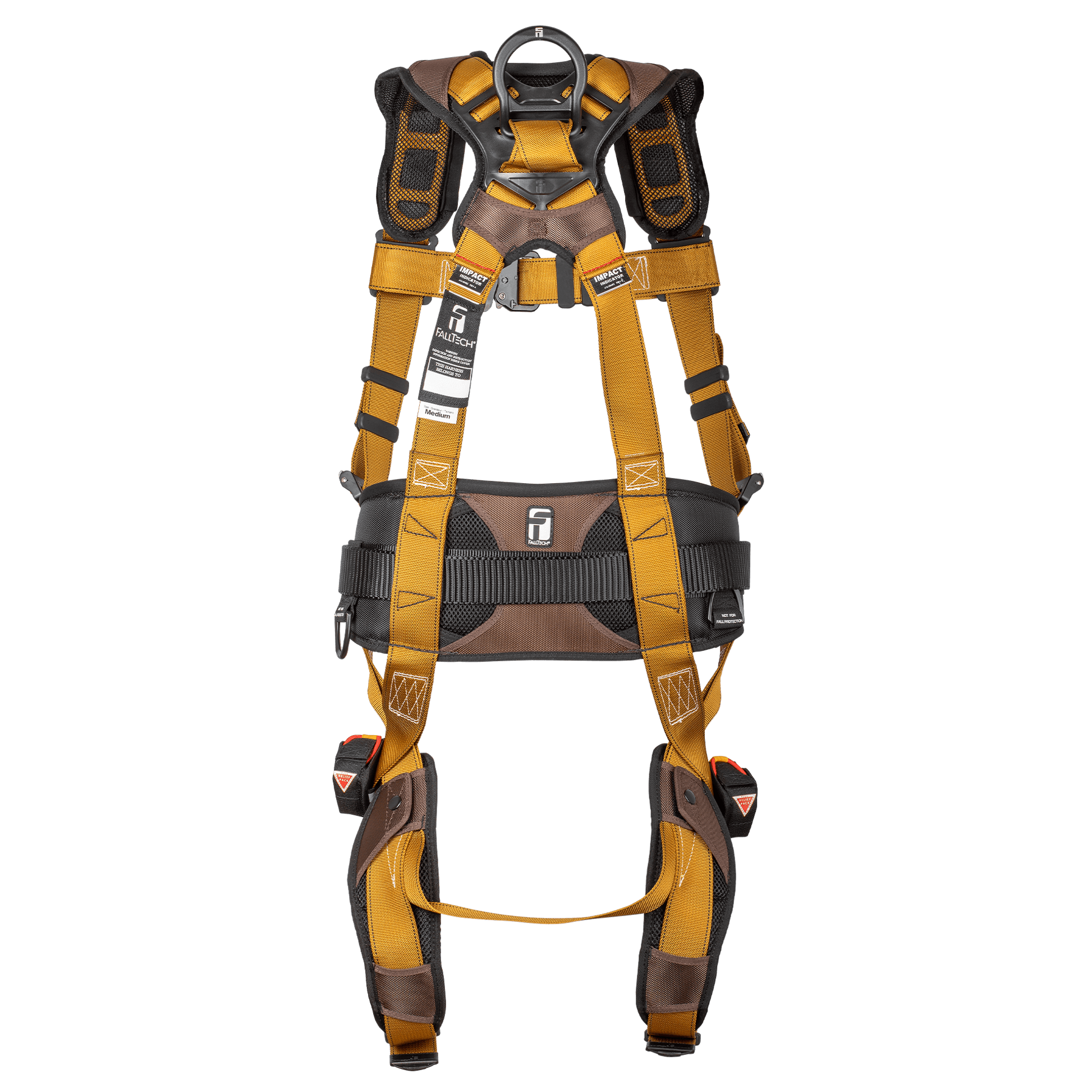 FallTech Advanced ComforTech Gel 3D Construction Belted Harness - 7083B