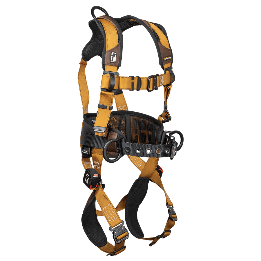 FallTech Advanced ComforTech Gel 3D Construction Belted Harness - Large - 7083BL