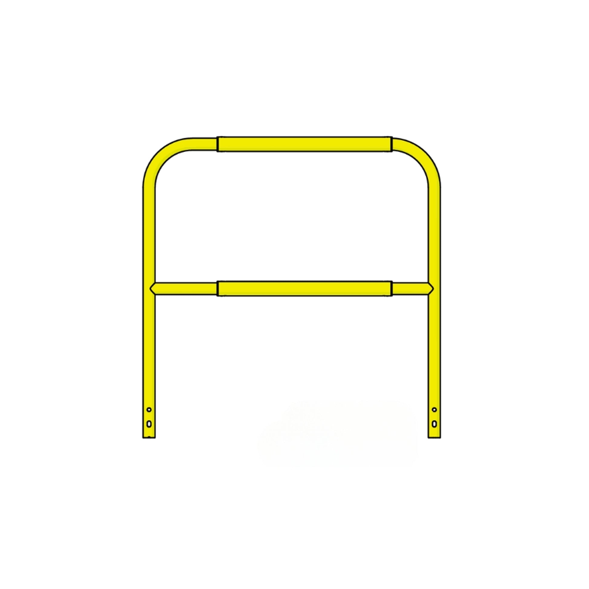 Tie Down Adjustable Telescoping Roof Guardrail, 3.5-5 ft, Yellow - 70850