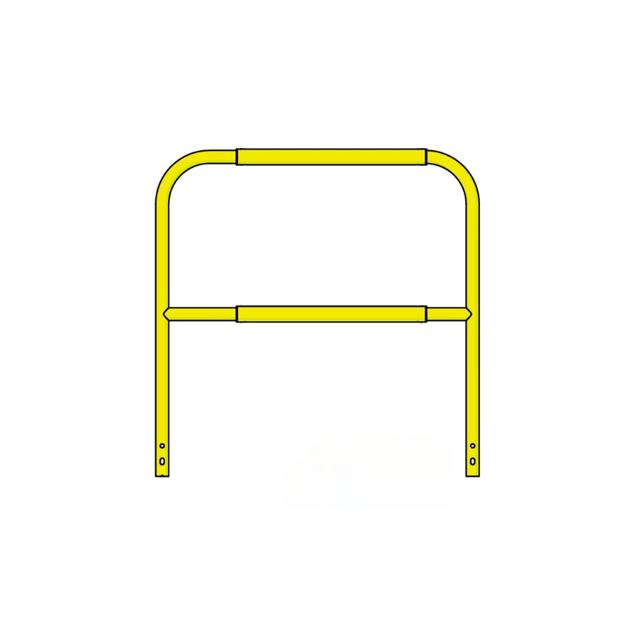 Tie Down Adjustable Telescoping Roof Guardrail, 3.5-5 ft, Yellow - 70850