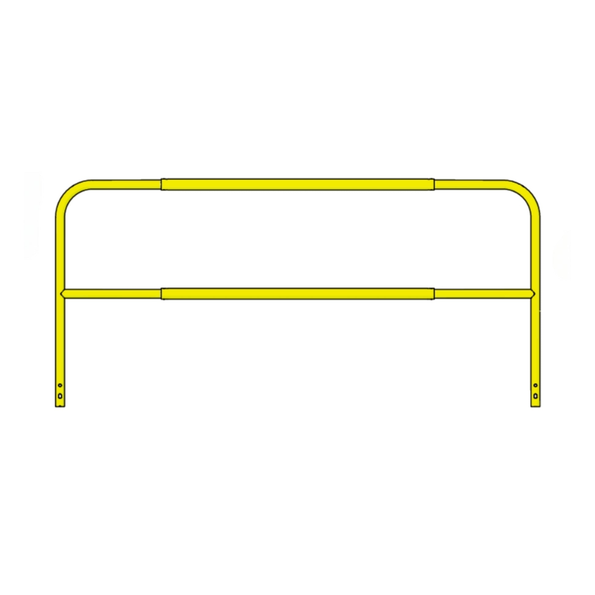 Tie Down Adjustable Telescoping Roof Guardrail, 5.5-7.5 ft, Yellow - 70851