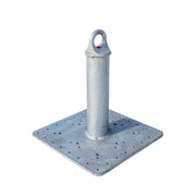 Tie Down 12 in. Forged Eye Commercial Roof Anchor, 12 in. x 12 in. Base - 70864-L12