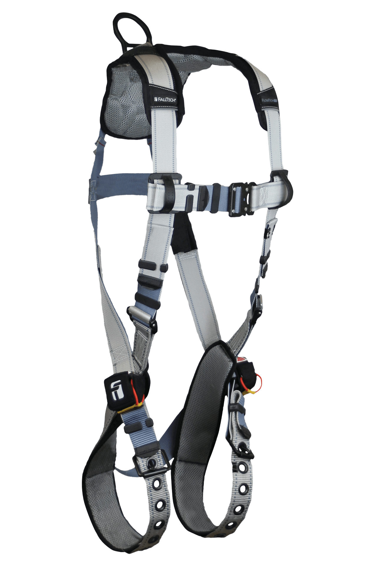FallTech FlowTech LTE 1D Standard Non-belted Harness Tongue Buckle Leg Adjustment Suspension Trauma Relief System - Large - 7086BRL
