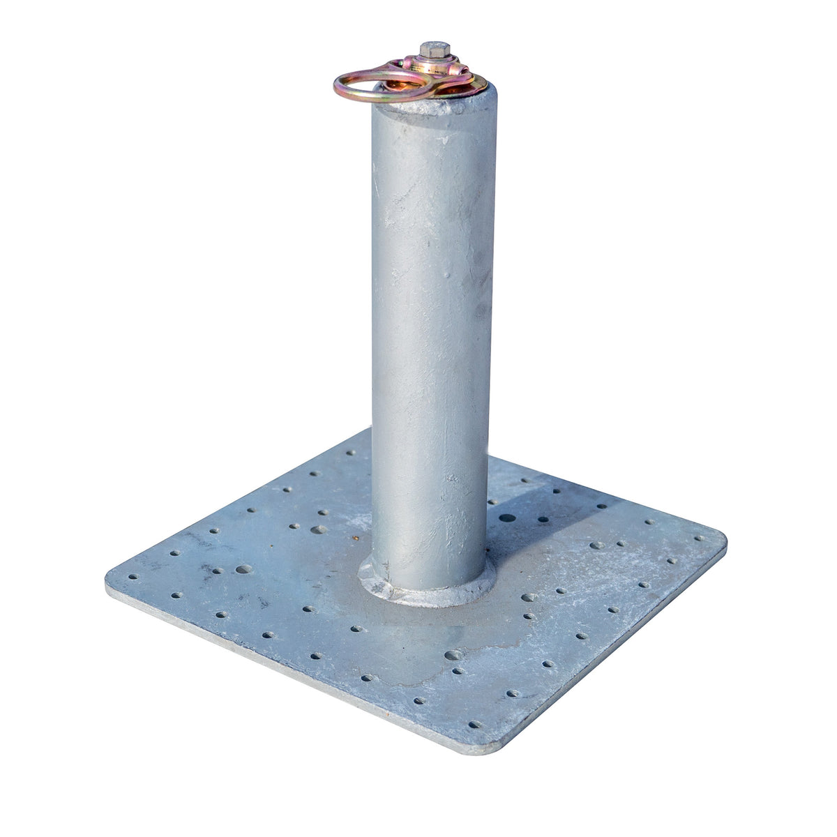 Tie Down 18 in. Swivel Loop Commercial Roof Anchor, 12 in. x 12 in. Base - 70870-S12