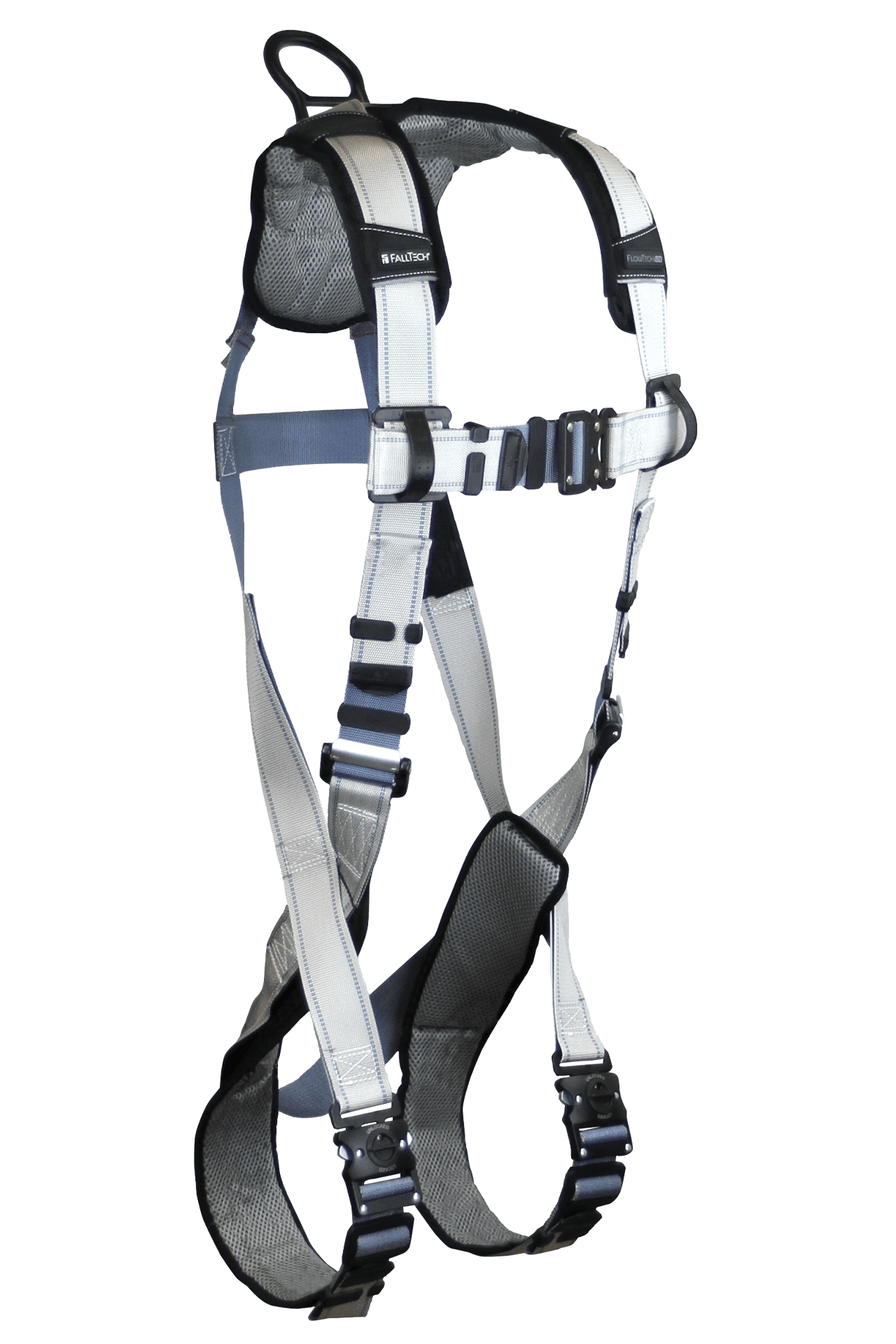FallTech FlowTech LTE 1D Standard Non-belted Harness Triple-Lock Quick Connect Leg Buckles - 7087BQ